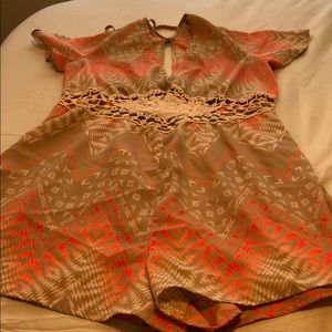 Illa Illa tribal print romper